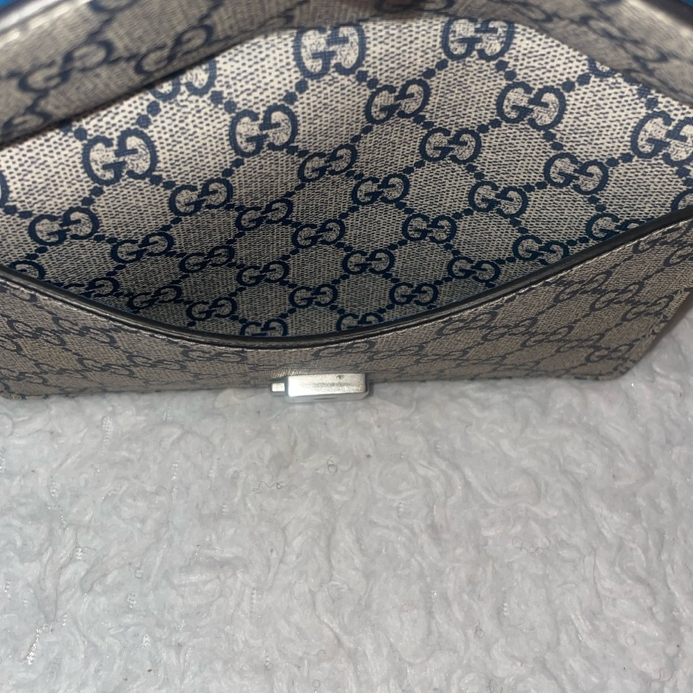 Gucci GG Supreme Dionysus Blooms Floral Mini Chain Shoulder Crossbody Bag Blue - Picture 12 of 17